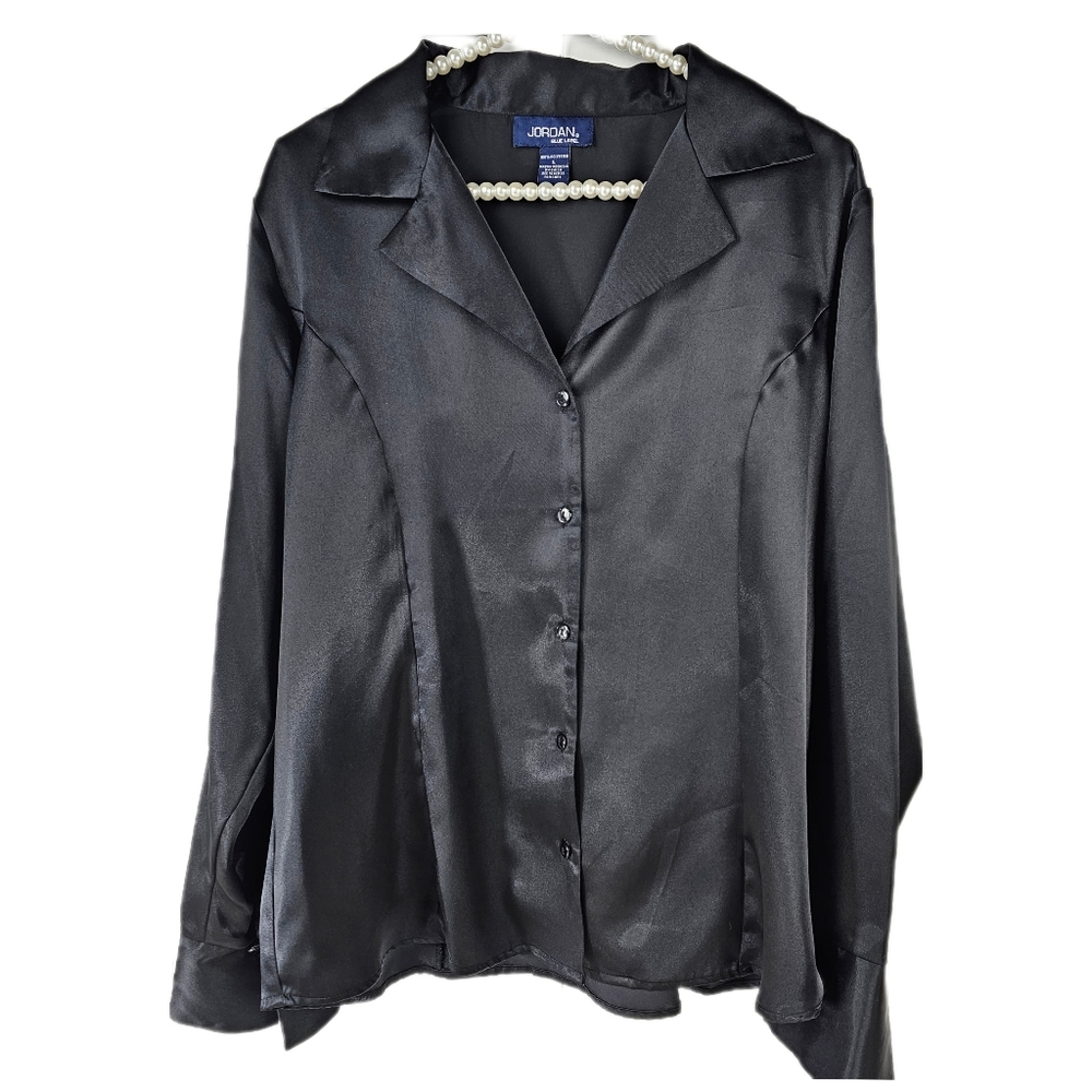 JORDAN Black Button-Down Shirt
